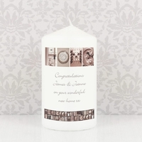 Affection Art Any Message Candle