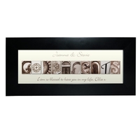 Affection Art Godparents Black Frame