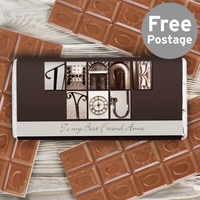 Affection Art Thank You Milk Chocolate Bar