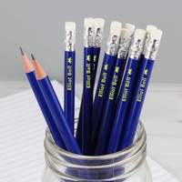 Alien Motif Blue Pencils