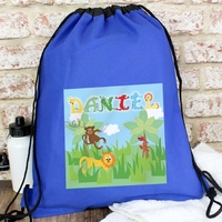 Animal Alphabet Boys Swim & Kit Bag
