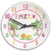 Animal Alphabet Girls Clock