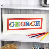 Animal Alphabet Name Frame
