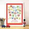 Animal Alphabet White Poster Frame