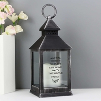 Antique Scroll Black Lantern