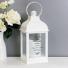 Antique Scroll White Lantern