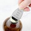 Any Message Bottle Opener Keyring