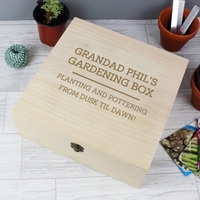 Any Message Large Wooden Keepsake Box