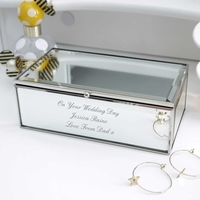 Any Message Mirrored Jewellery Box