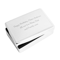 Any Message Rectangular Jewellery Box