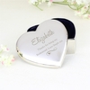 Any Message Swirls & Hearts Heart Trinket Box