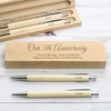Any Message Wooden Pen & Pencil Box Set