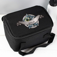 Army Camo Black Lunch Bag