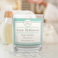 Art Deco Scented Candle Jar