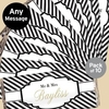 Art Deco Striped Pack of 10 Milk Chocolate Bars
