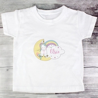 Baby Unicorn T shirt 3-4 Years