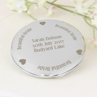 Beautiful Bride Compact Mirror