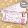 Beautiful Bridesmaid Milk Chocolate Bar