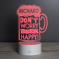 Beer Happy"" LED Colour Changing Light