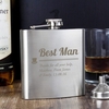 Best Man Hip Flask