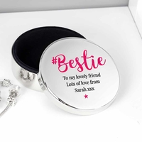 Bestie Round Trinket Box
