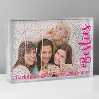 Besties 6x4 Glitter Shaker Photo Frame