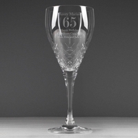 Big Age Cut Crystal Wine Glass