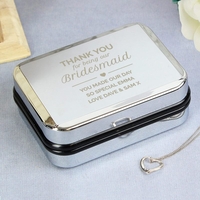 Birdesmaid Box and Heart Necklace
