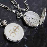 Birthday Big Age Pocket Fob Watch