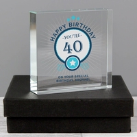 Birthday Large Crystal Token