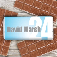 Blue Number Milk Chocolate Bar