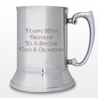Bold Message Stainless Steel Tankard