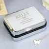 Box and Butterfly Necklace