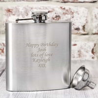 Boxed Stainless Steel Hip Flask