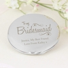 Bridesmaid Swirls & Hearts Compact Mirror