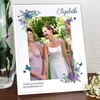 Butterfly 5x7 Mirrored Glass Photo Frame