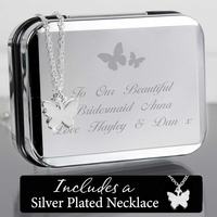 Butterfly Swirl Necklace in Box