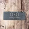 Cameo Hanging Slate Plaque