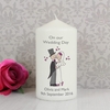 Cartoon Couple Candle