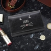 Cat Features Black Purse