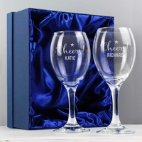 Cheers Wine Glass Set