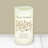 Christmas Floral LED Candle