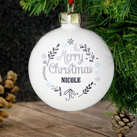 Christmas Frost Bauble