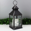 Christmas Frost Black Lantern