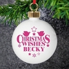 Christmas Wishes Bauble