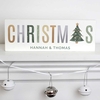 Christmas Wooden Block Sign