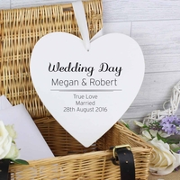 Classic Large Wooden Heart Decoration