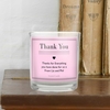 Classic Pink Scented Jar Candle