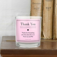 Classic Pink Scented Jar Candle