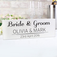 Classic Wooden Block Sign